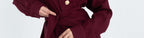 Burgundy Flowy Blouse