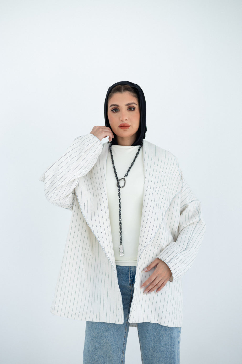 Stripe White Jacket