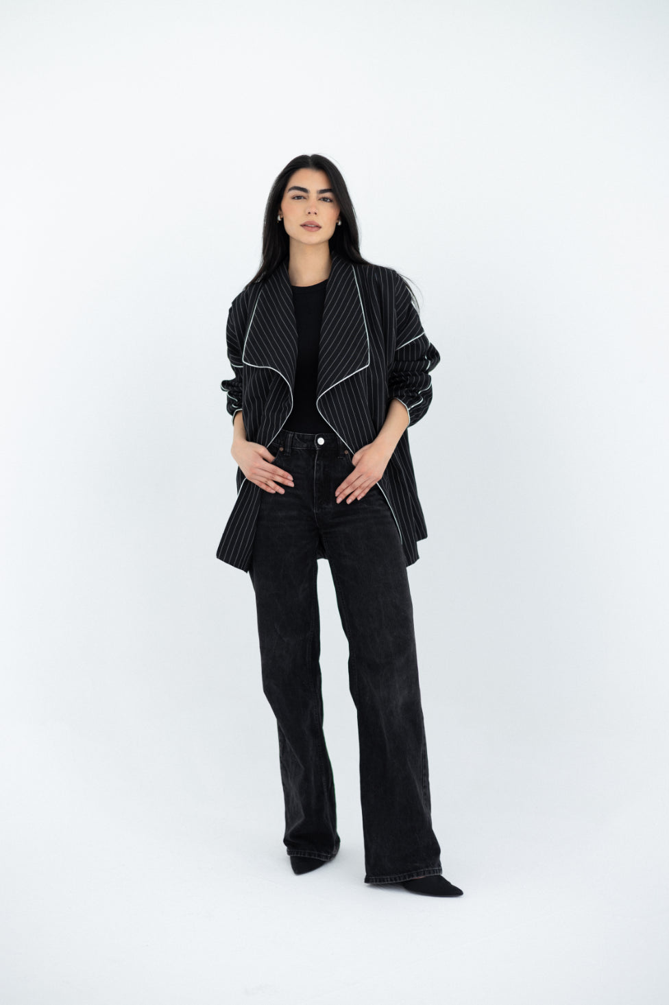 Stripe Black Jacket