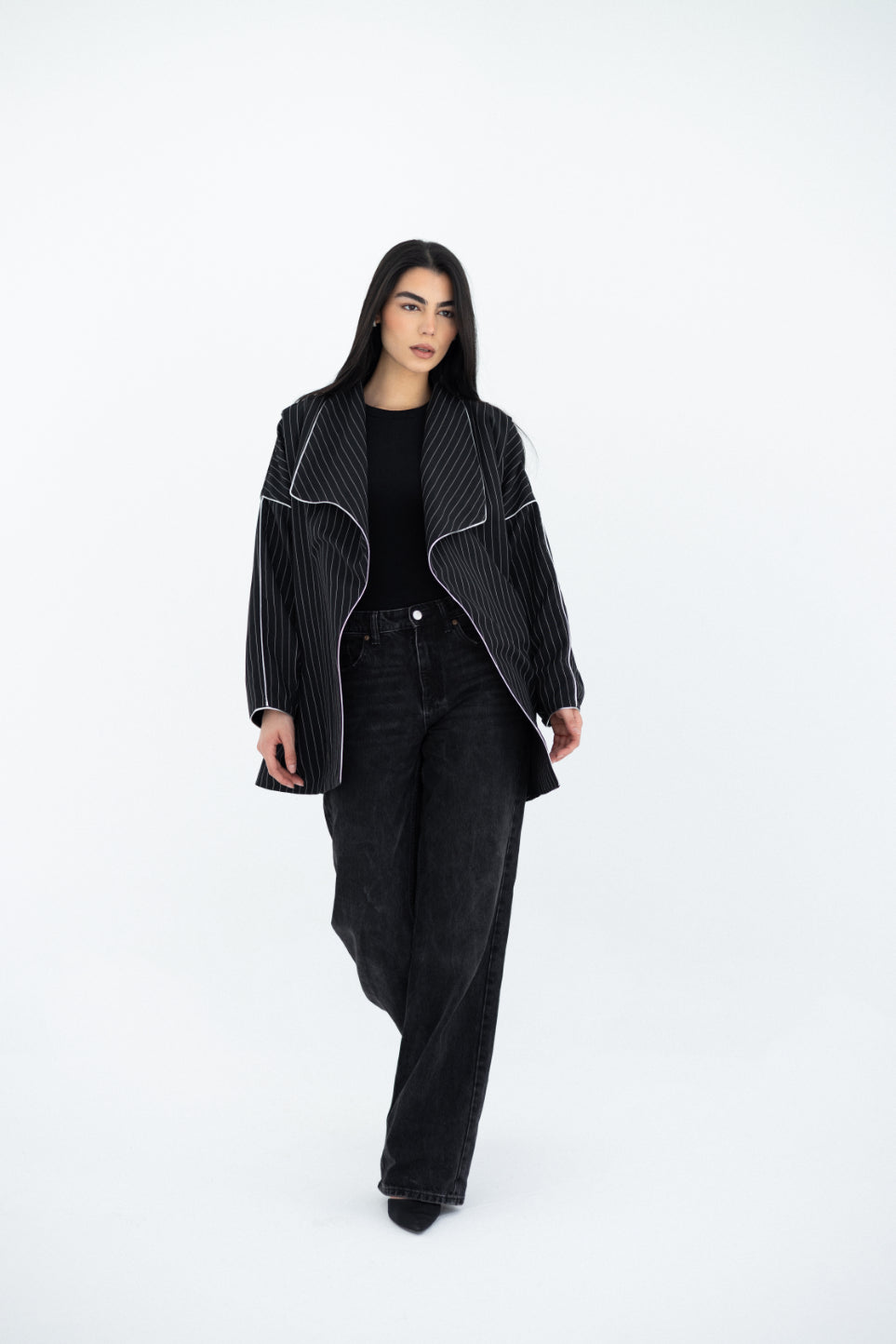 Stripe Black Jacket