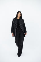 Stripe Black Jacket