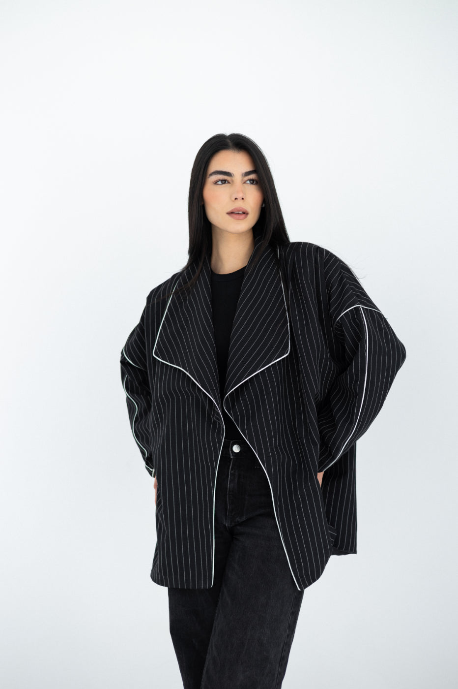 Stripe Black Jacket