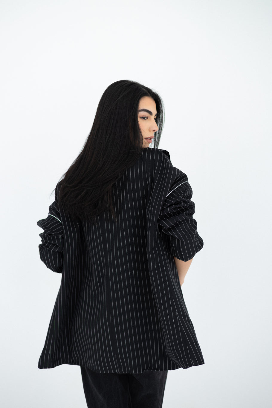 Stripe Black Jacket