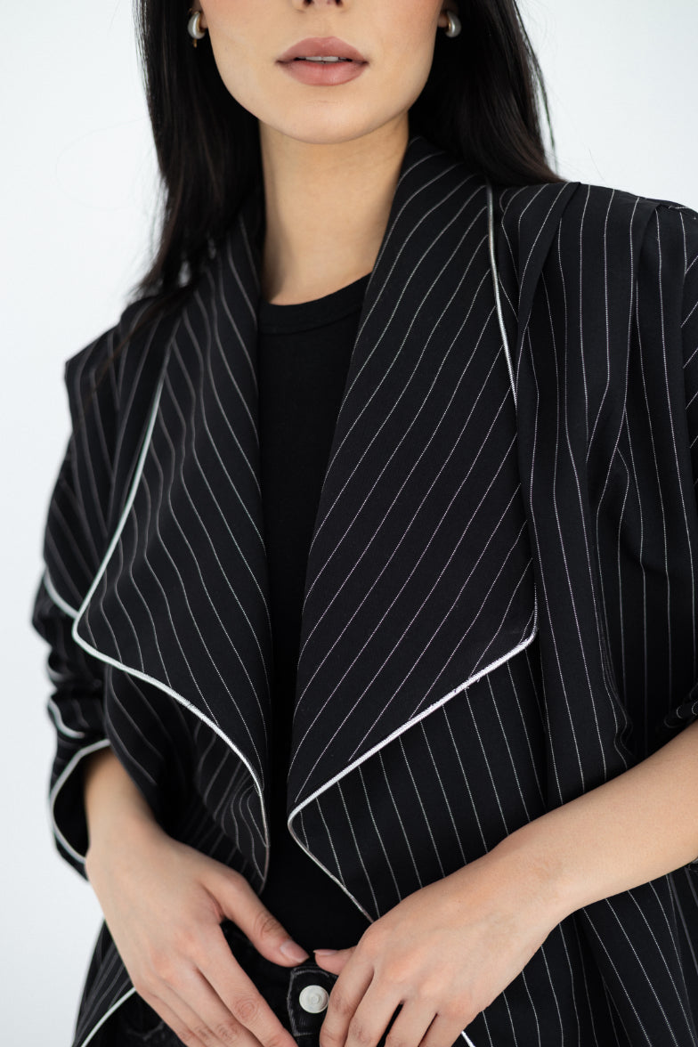 Stripe Black Jacket