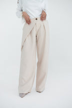 Fluid Beige Pants