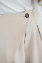 Fluid Beige Pants