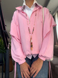 Bubble-pop Pink blouse