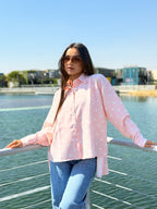 Polka Blush Blouse