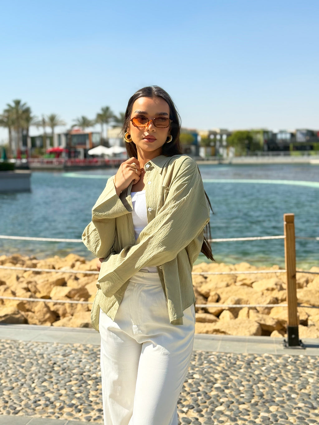 Olive Breeze Shirt