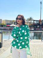 Polka Emerald Blouse