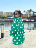 Polka Emerald Blouse